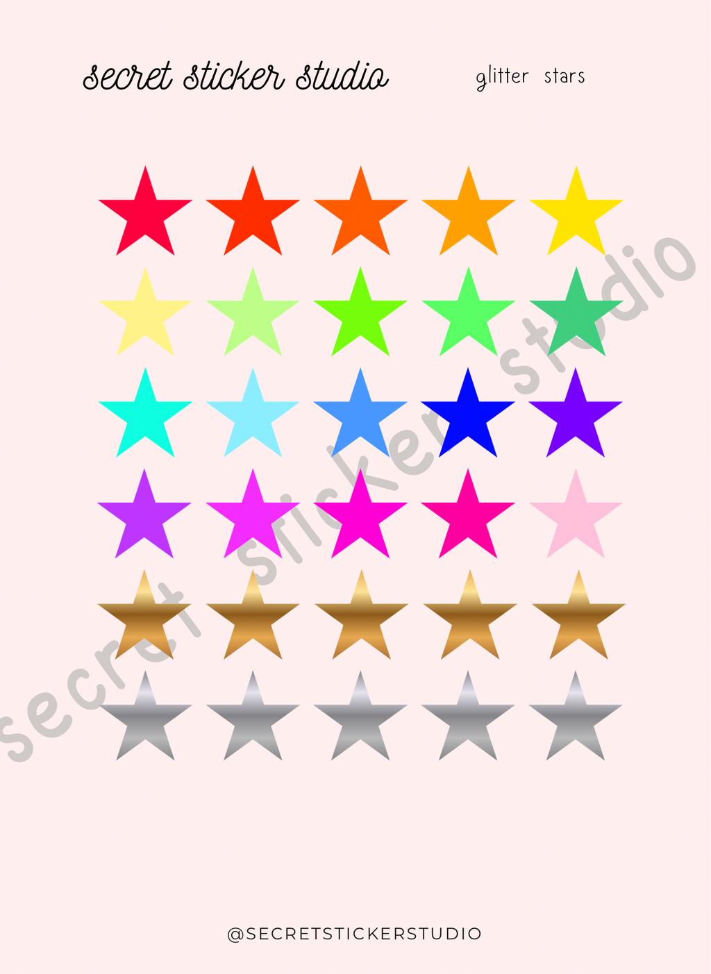 Glitter Stars