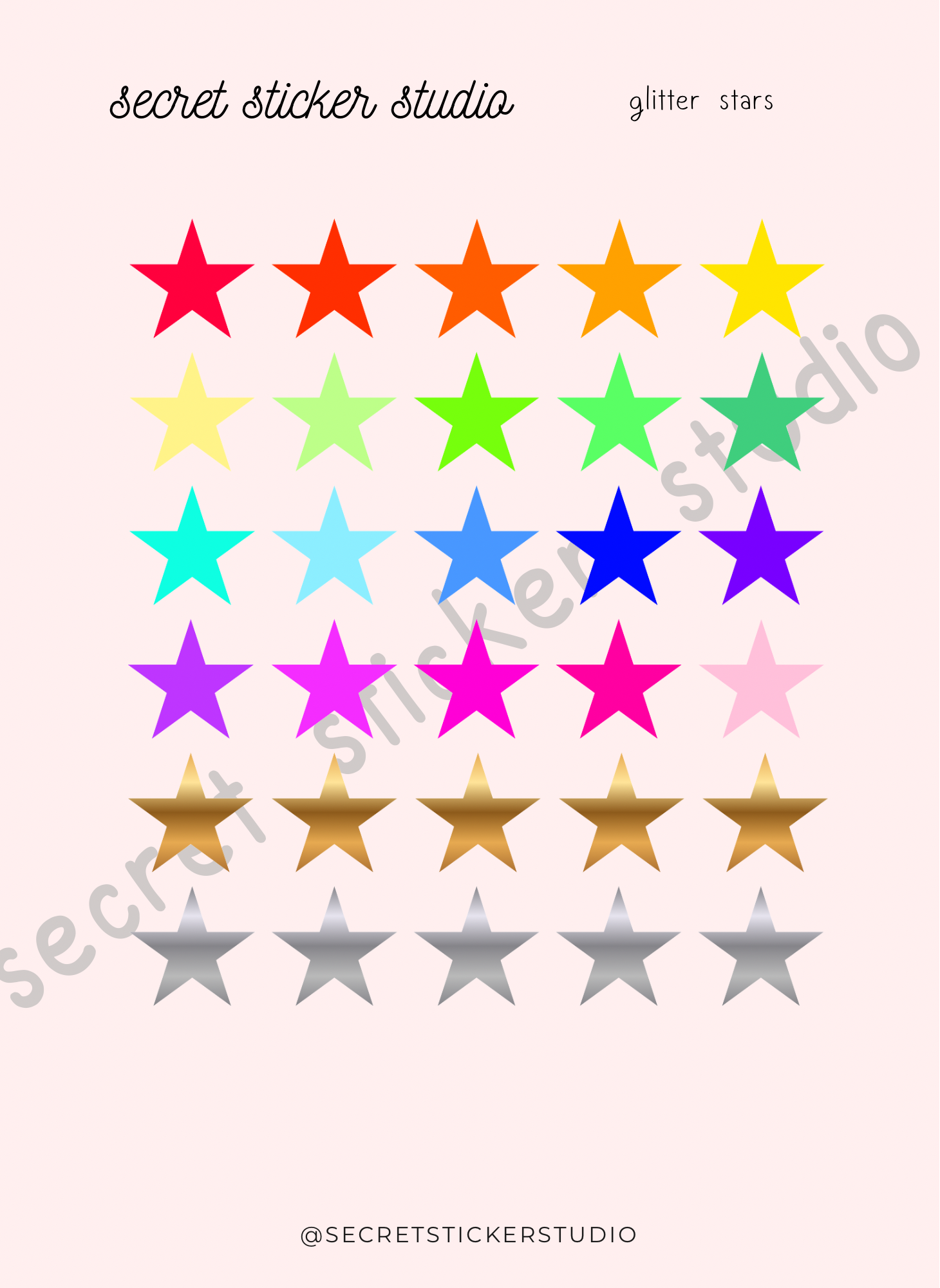 Glitter Stars