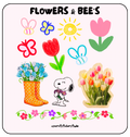 Flowers & Bee's
