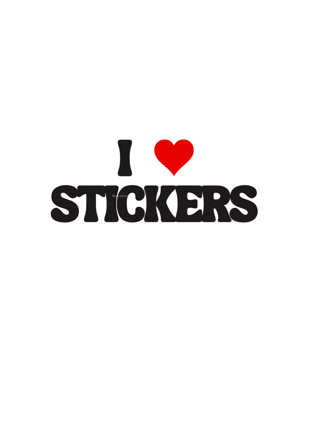 I LOVE STICKERS